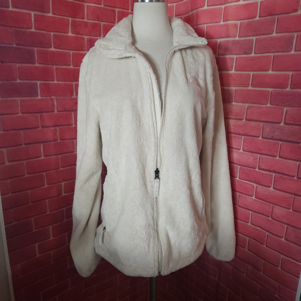 Women's Cream Fleece Jacket